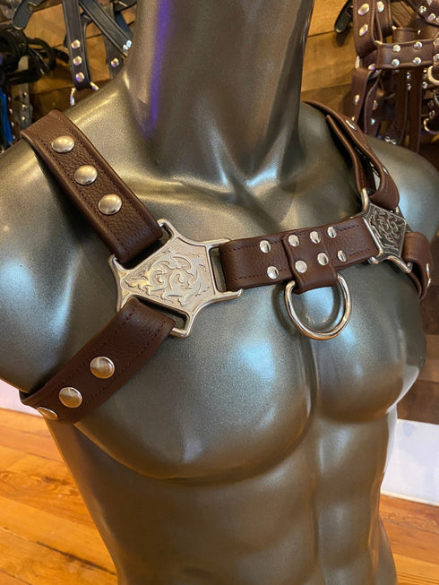 Wrangler Bulldog Harness - Brown